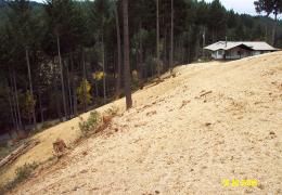 After: Hillslopes have been re-contoured to restore natural drainage patterns