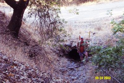 Before: This culvert is slightly undersized and prone to plugging from debris during high flow events