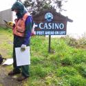 PWA techical staff conducting stormwater catchment delineation