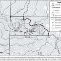 Field map of the NTMP area showing pertinent geomorphic and road-related features.