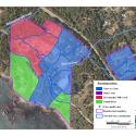 Delineated drainage catchments and receiving waters associated with the Trinidad Rancheria